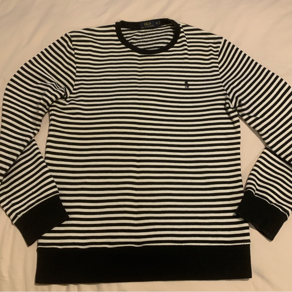 Polo Striped Crewneck Men Size Small